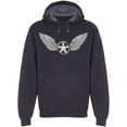 thumbnail image 1 of Winged Wheel Hoodie Men -Image by Shutterstock, Male XX-Large, 1 of 2