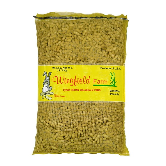 Wingfield Farm Virginia In-Shell Peanuts, 25 Pound Bag