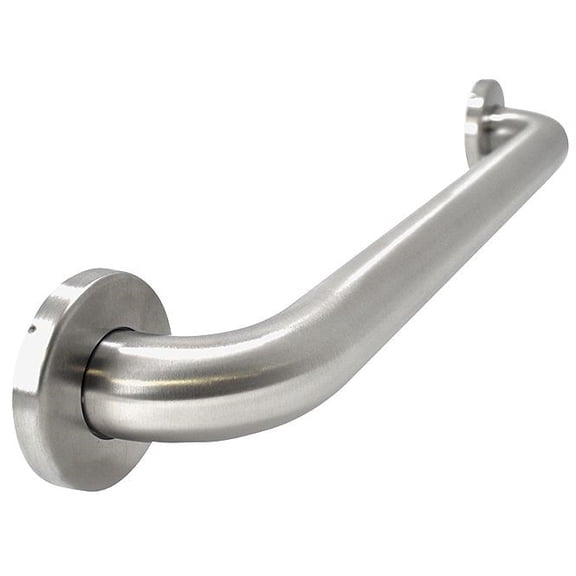 Wingits 18" Smooth Stainless Steel Grab Bar, Silver Stainless Steel WGB6SS18