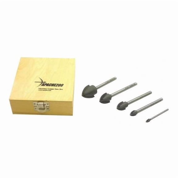 Wingits Apache200 5Pc Drill Bit Set
