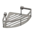 thumbnail image 1 of Wingits Corner Shower Basket,SS,Satin,8 in W WCONCBSN8, 1 of 1