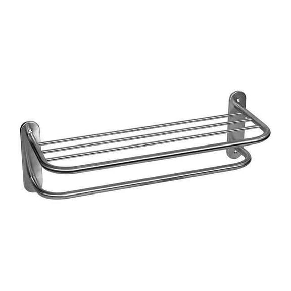 Wingits Towel Rack,24in.Lx10in.W,Satin Nickel WMRSN24