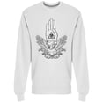 thumbnail image 1 of Wings And Baroque All Seeing Eye Sweatshirt Men -Image by Shutterstock, Male Large, 1 of 2