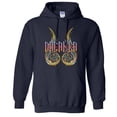thumbnail image 1 of Wings Dreamer Hoodie Sweatshirt Unisex 4X-Large Navy, 1 of 5