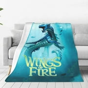 Wings of Fire Dragon Kids Adults Ultra-Soft Micro Fleece Blanket Throw All Season Fuzzy Lightweight Throw Blankets For Office Company Home Couch Bed Sofa 50"X40"