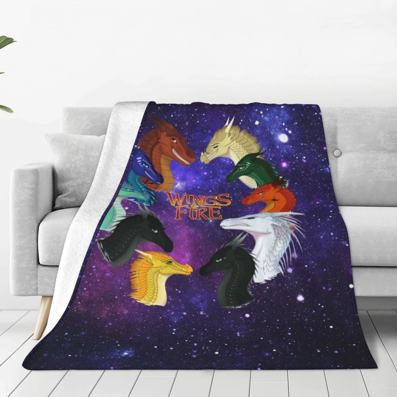 Wings of Fire Dragon Kids Adults Ultra Soft Micro Fleece Blanket Throw All Season Fuzzy Lightweight Throw Blankets For Office Company Home Couch Bed