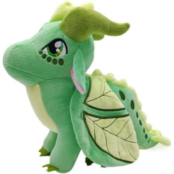 Wings of Fire Dragon Plush Toy Rainwing Dragon Stuffed Animals Pterosaur Plush Flying Dragon Pillow Plushies Gifts for Fans Kids Boys Girls (leafwing)