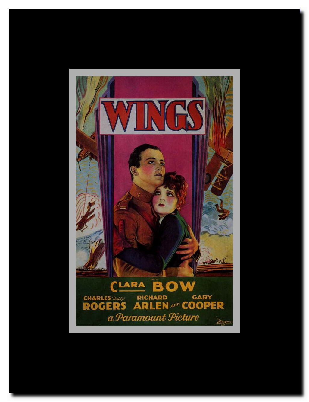 Wings Framed Movie Poster
