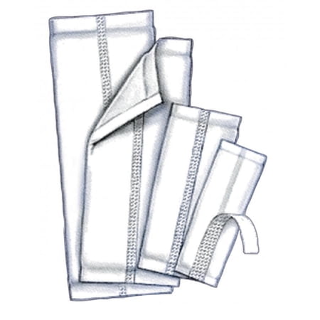 Wings Garment Liners, Unisex, Heavy Absorbency, One Size Fits Most (10 Inches x 24 Inches), 24 Count