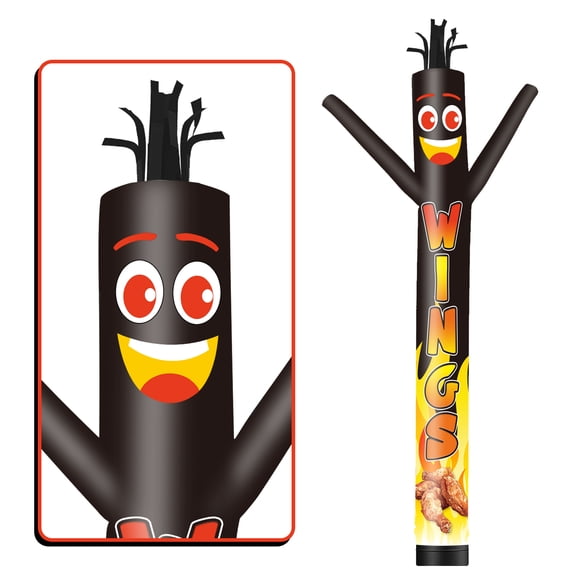 Wings Inflatable Tube Man Wacky Wavy Dancing Guy for Outdoor Decoration Advertising Business Promotion (Blower Not Included)