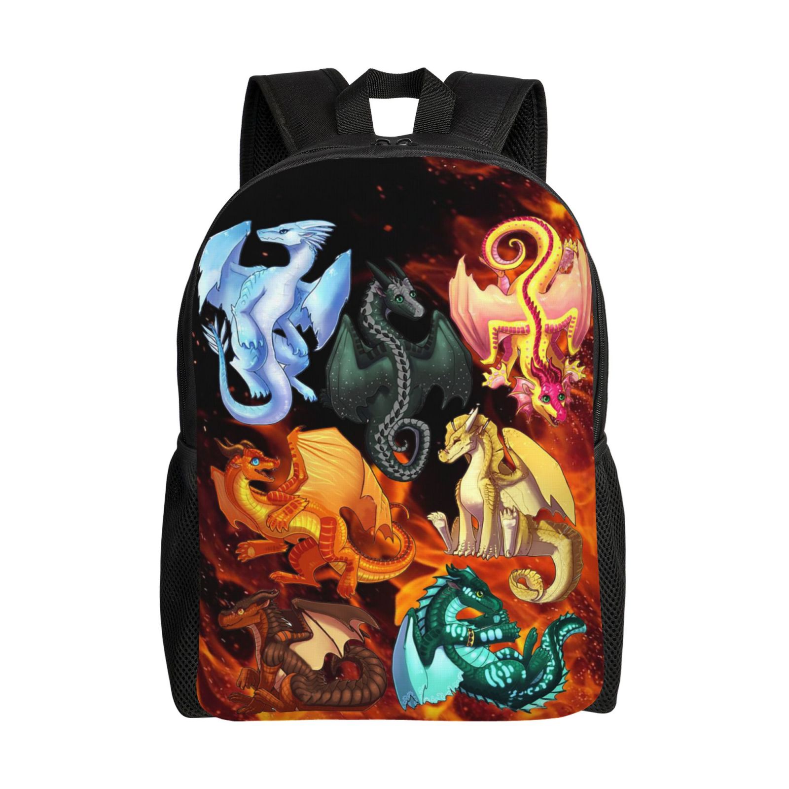Kids School Backpack For Boys & Girls - Waterproof, Large Capacity Daypack With Fire Dragon Design (Age 6-12) - View #11