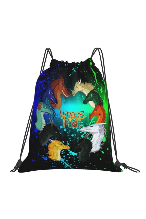 Wings Of Fire Drawstring Backpack Sport Gym Bag For Yoga Swimming Gymsack Sport Strap Pack Bag