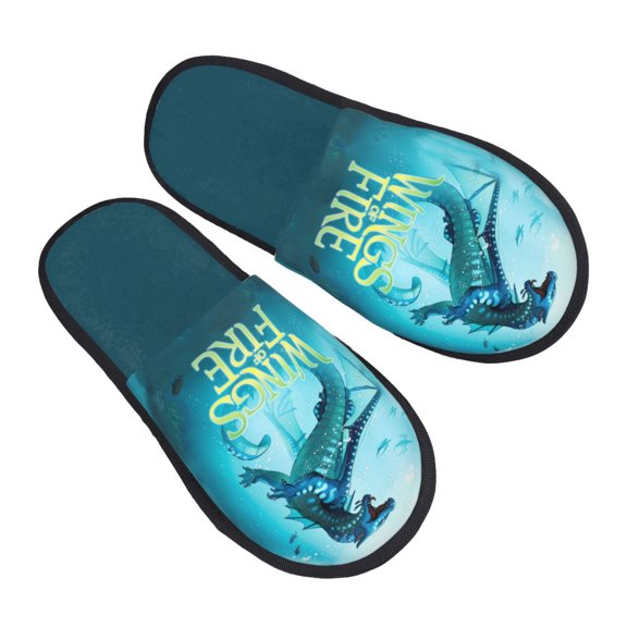 Wings Of Fire Furry Slippers For Men Women Fuzzy House Slippers Winter Anti-Slip Indoor And Outdoor Slip On Shoes Large