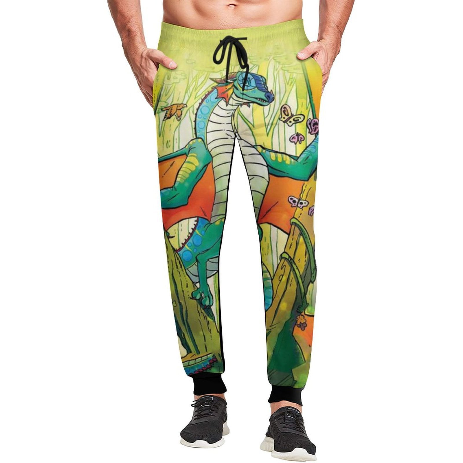 Helluva Boss Fizzarolli Mens Sweatpants 3D Print Novelty Casual Joggers Pants Trousers With Drawstring Closed Bottom