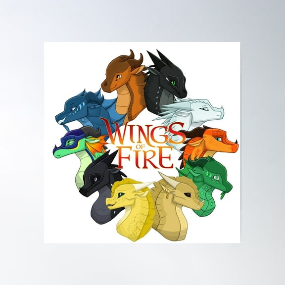 Wings Of Fire Poster Wall Art, Modern Wall Decor, 16x16 UNFRAMED