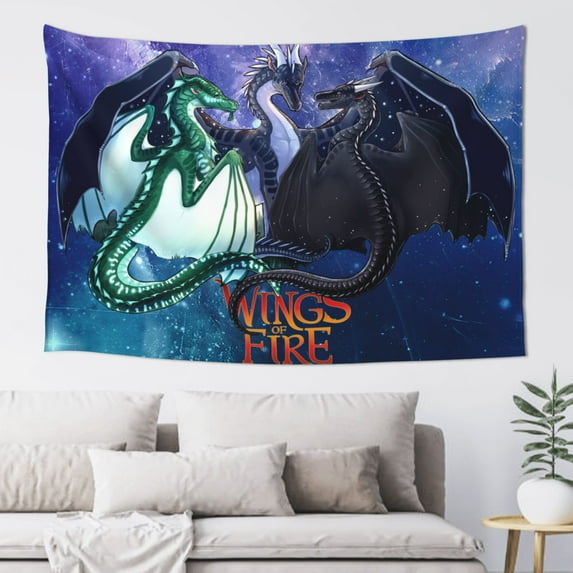 Wings Of Fire Tapestry 60*40 Inch Decor Wall Hanging Art Tapestries Mural Banner For Bedroom Livingroom Dormitory