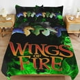 thumbnail image 1 of Wings Of Fire WOF Comforter Set 3 Pieces Quilt Cover Set Soft Bedding Sets for All Seasons (1 Comforter 86"x70", 2 Pillowcases), 1 of 8