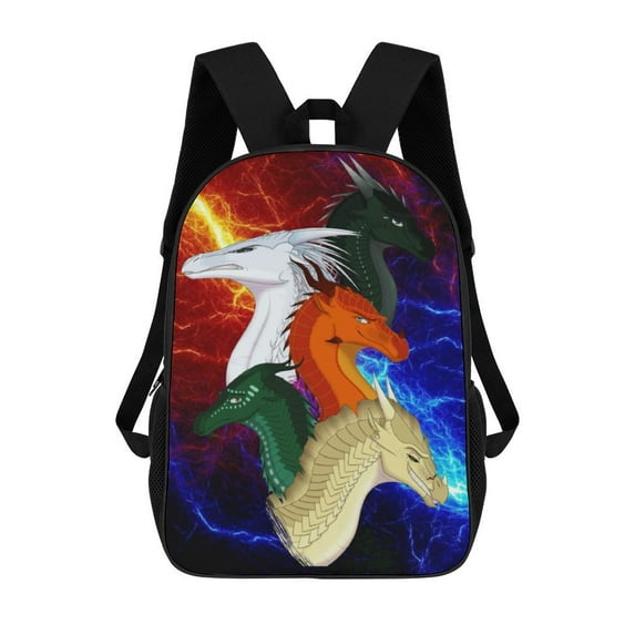 Wings Of Fire WOF Daypack 17 Inch Schoolbag Backpack Rucksack Large Capacity Shoulder Bag Travel Bags Students Bookbag