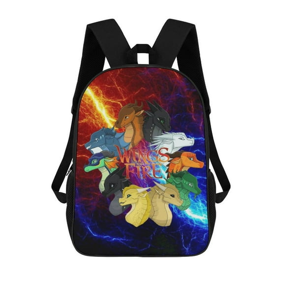 Wings Of Fire WOF Daypack 17 Inch Schoolbag Backpack Rucksack Large Capacity Shoulder Bag Travel Bags Students Bookbag