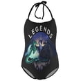 thumbnail image 1 of Wings Of Fire WOF Girls One Piece Swimsuits Quick Dry Bathing Suit Swimwear Swimming Suit 10-12Y(150cm), 1 of 8