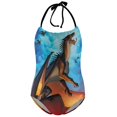 thumbnail image 1 of Wings Of Fire WOF Girls One Piece Swimsuits Quick Dry Bathing Suit Swimwear Swimming Suit 12-14Y(170cm), 1 of 8