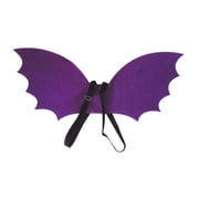 Wings Purple Non Woven Bat Wings for Student Halloween Dress Up Halloween Party Supplies Accessory for Themed Events