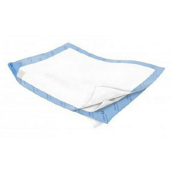 Wings Quilted Cloth-Like Underpad 30'' x 36'' Inch Disposable Fluff / Polymer Heavy Absorbency, 3 Cases of 40