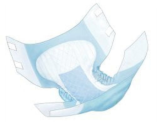 Wings Quilted Overnight Brief, LARGE, Heavy Absorbency, # 67034 - Pack of 18