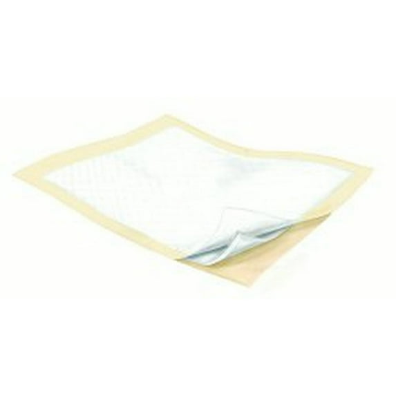 Wings Underpad 23 X 36 Inch Disposable Fluff / Polymer Heavy Absorbency, 6418N - CASE OF 72