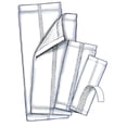 thumbnail image 1 of Wings Unisex Incontinence Liner Contoured 6-1/2 X 17 Inch 965B20, 50, 200 Ct, 1 of 1