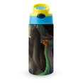 WingsofDragon Fire Water Bottle with Straw and Carry Handle Insulated