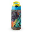 WingsofDragon Fire Water Bottle with Straw and Carry Handle Insulated