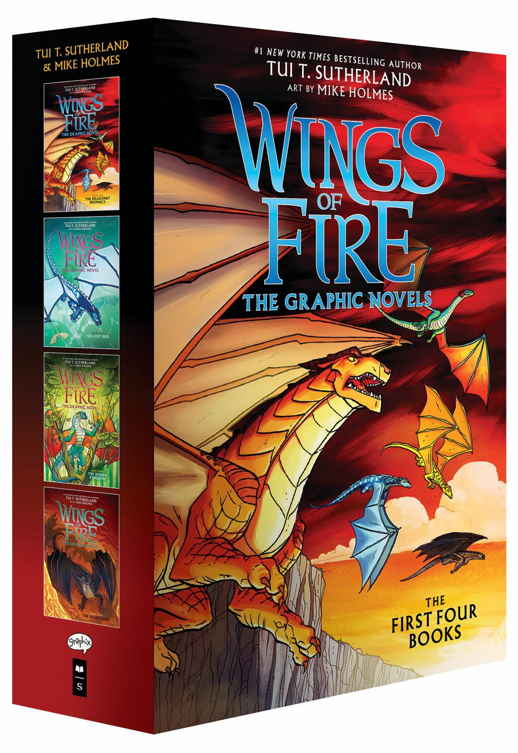 Wings of Fire #1-#4: a Graphic Novel Box Set (Wings of Fire Graphic Novels #1-#4) (Hardcover)