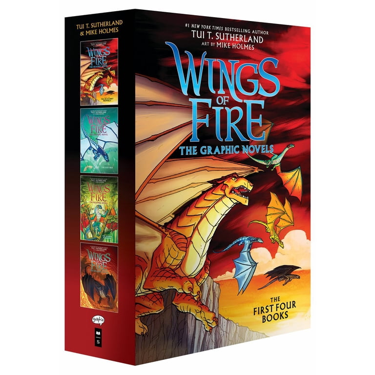 Wings of Fire #1-#4 Graphic Novel Box Set Hardcover - Walmart.com