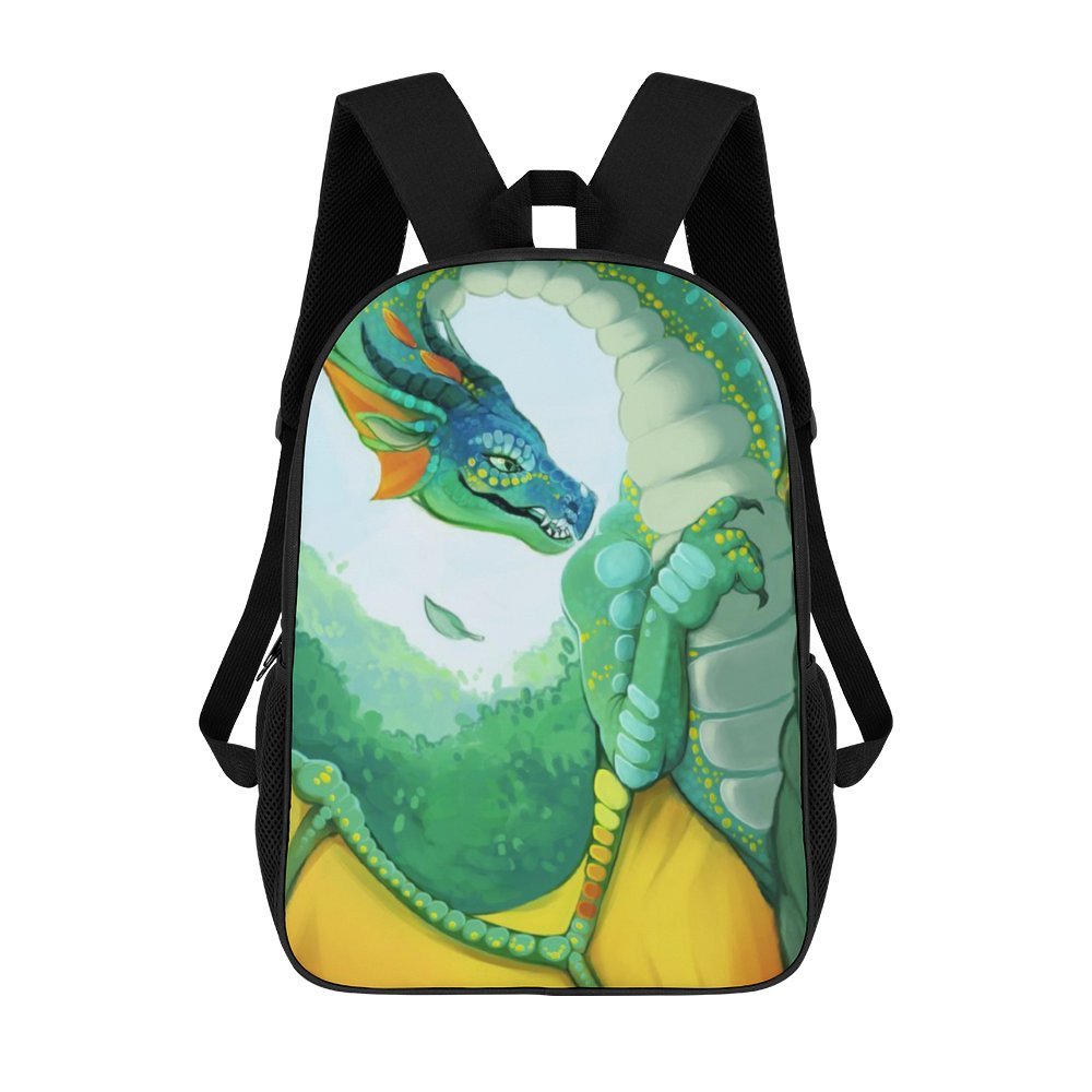 Dinosaurs Paint Splashes Large Backpack – Unisex School Bag For College Students, 32x17x45cm - View #5