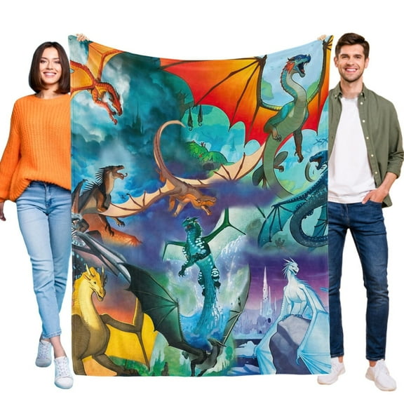 Wings of Fire Blanket Soft Bed Sofa Throw Cozy Lightweight Birthday Gift