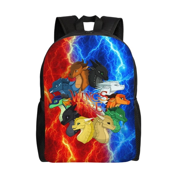 Wings-of-Fire Dragon Backpacks For Men Women Book Bag Travel Hiking Camping Work