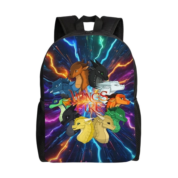 Wings-of-Fire Dragon Backpacks For Men Women Book Bag Travel Hiking Camping Work