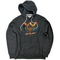 thumbnail image 1 of Wings of Fire Dragon Circle Unisex Adult Slim Fit Pull-Over Heather Hoodie, Charcoal, Small, 1 of 5