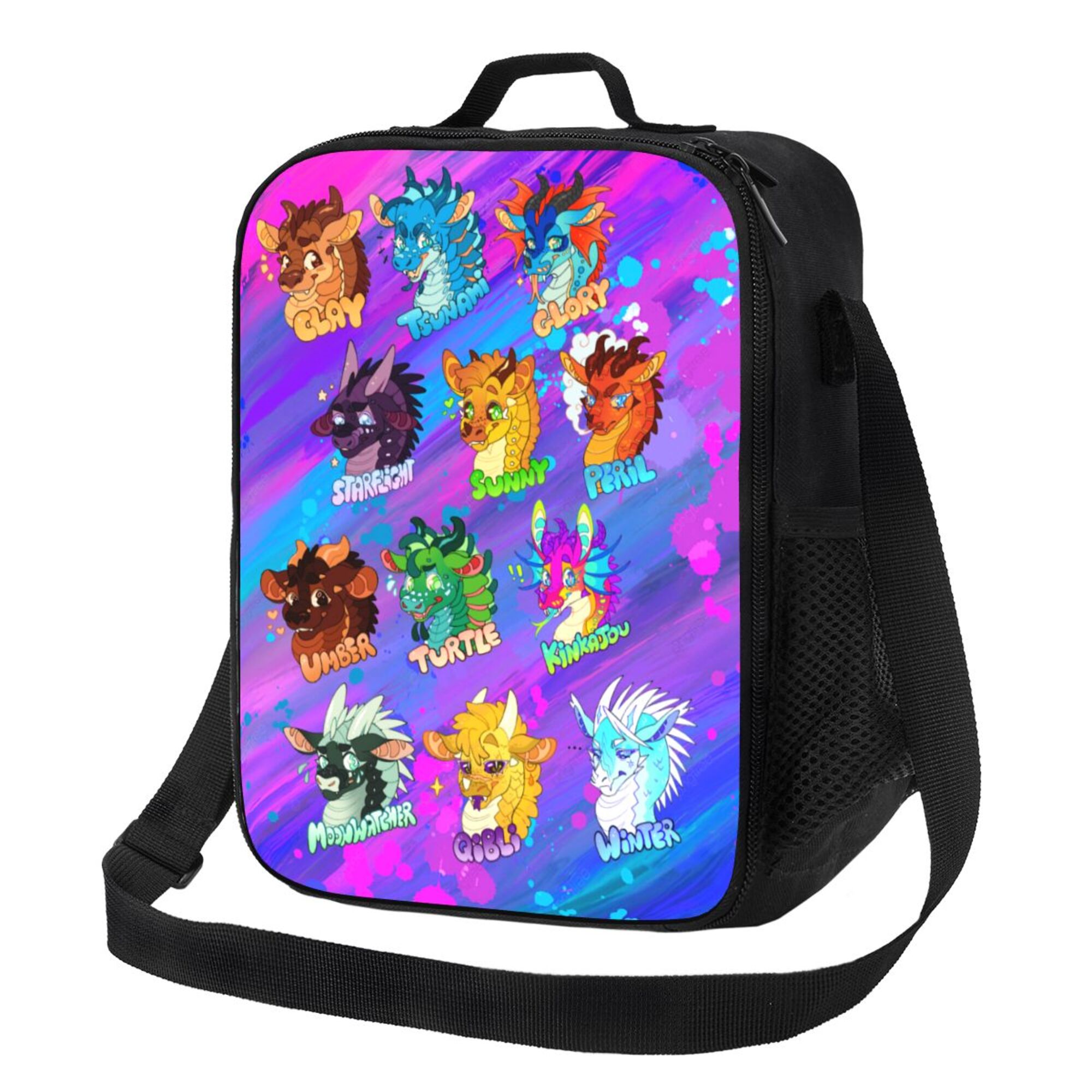 Wings of Fire Dragon Lunch Bag Lunch Box Lightweight Durable Lunch Tote