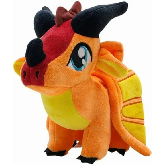Wings of Fire Dragon Plush Toy - Rainwing Stuffed Animal, Pterosaur Flying Pillow Plushie - Gifts for Fans, Kids, Boys, Girls (Skywing)