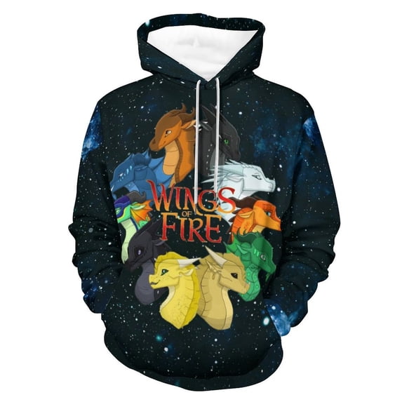 Wings-of-Fire Hoodie Unisex 3d Novelty Hoodies Graphic Hoodies Pullover Sweatshirts For Men Women Teen Small