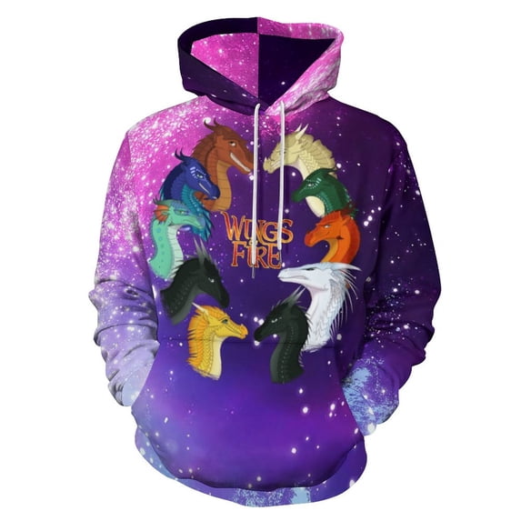 Wings of Fire Hoodie for Men Women, Unisex 3D Print Pullover Hooded With Pocket, Funny Sweatshirt, Long Sleeve Hoodies, S-6XL