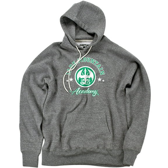 Wings of Fire Jade Mountain Academy Unisex Adult Slim Fit Pull-Over Heather Hoodie, Athletic Heather, Small