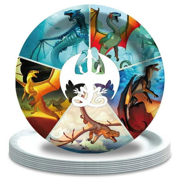 Fires of wing Paper Plates Birthday Decorations Party Supplies Tableware Disposable Dinnerware
