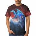 thumbnail image 1 of Wings of Fire T-Shirts for Men Women, Funny Novelty Tee for Adults, Fashion 3D Print Short Sleeve, Unisex Casual Crew Neck Tee, 1 of 8