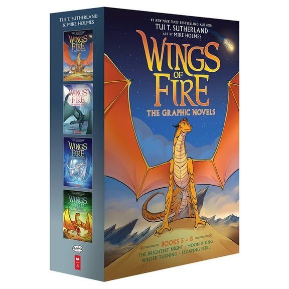 Wings of Fire Wings of Fire #5-#8: A Graphic Novel Box Set (Wings of Fire Graphic Novels #5-#8), (Paperback)