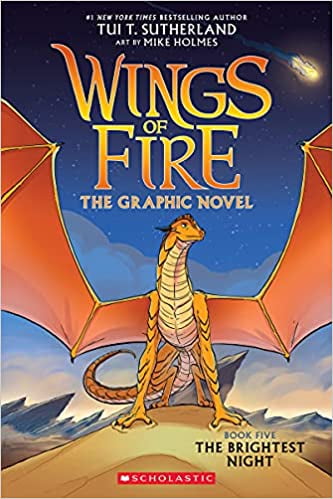 quantity 1 item Wings of Fire the Brightest Night a Graphic Novel Wings of Fire Graphic Novel 5 Paperback