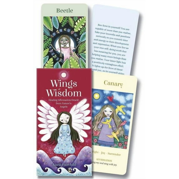 Wings of Wisdom: Healing Affirmation Oracle from Nature's Angels, (Hardcover)