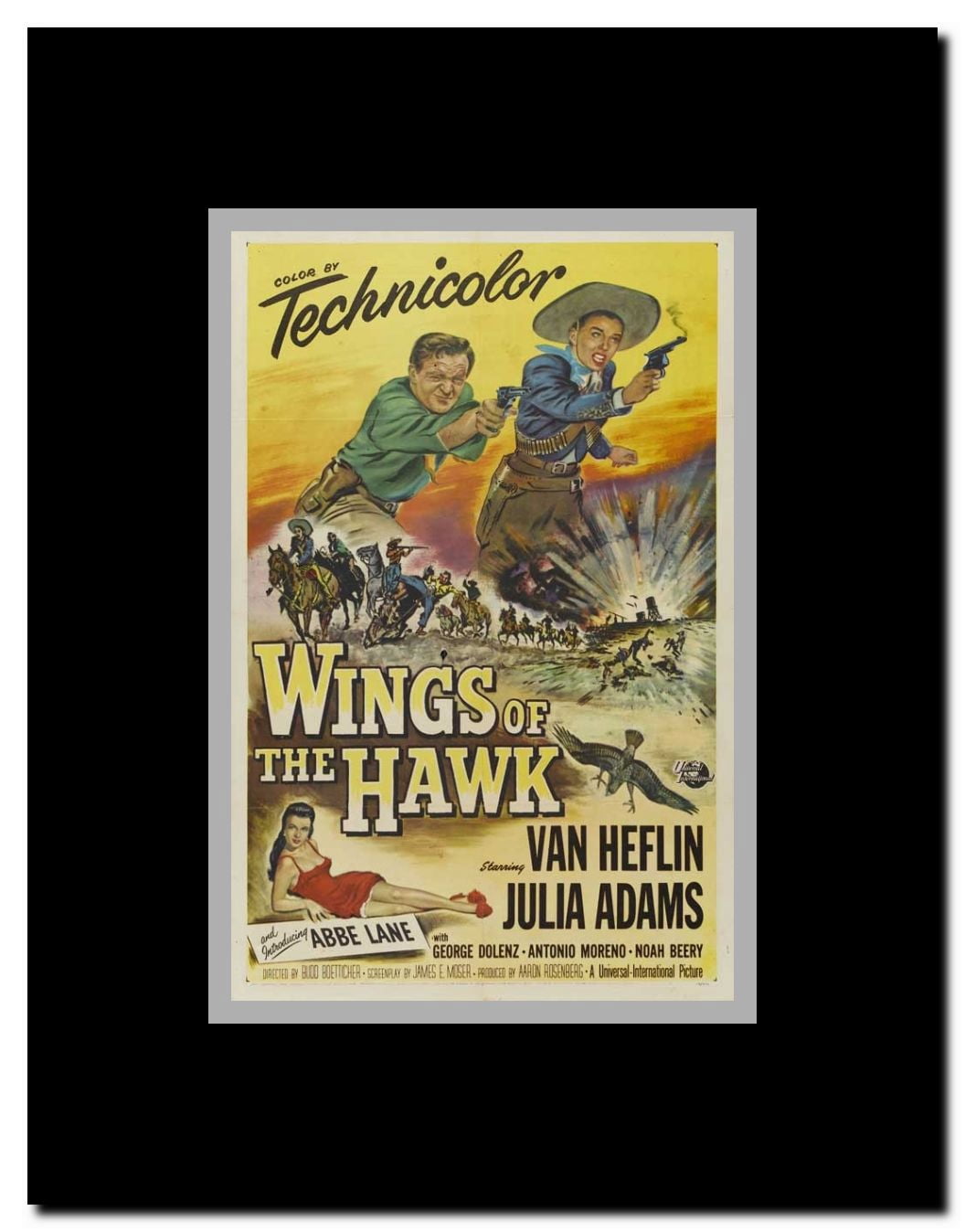 Wings of the Hawk Framed Movie Poster